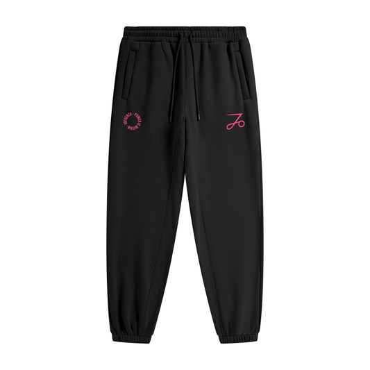Heavyweight Fleece Joggers | JOFUERZA Black