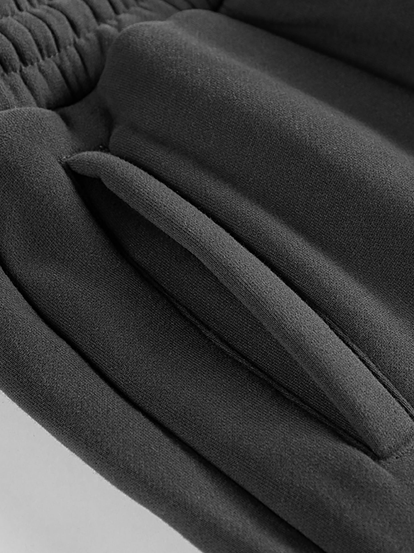 Heavyweight Fleece Joggers | JOFUERZA Black